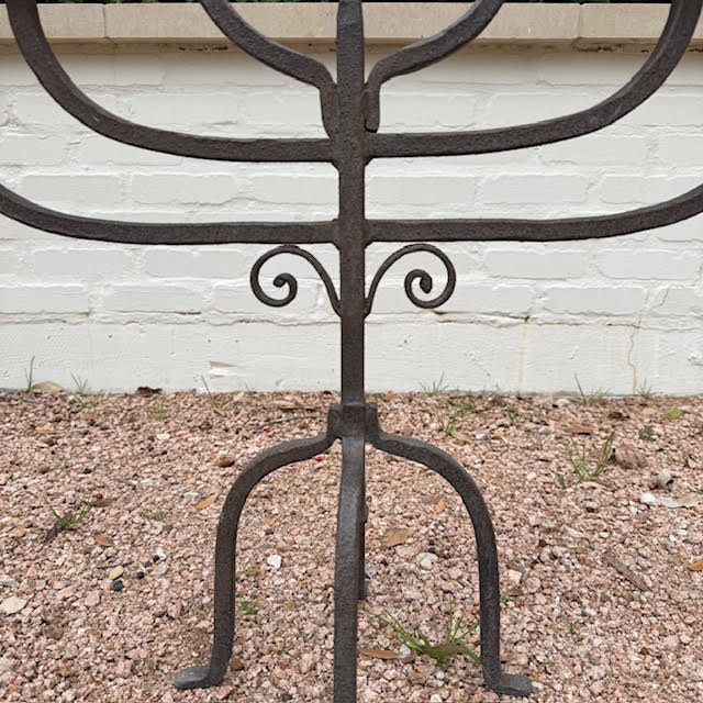 19th c. Iron Candelabra