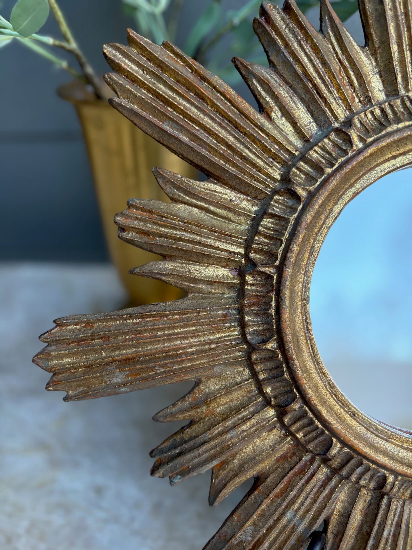 19th c. Italian Sunburst Mirror