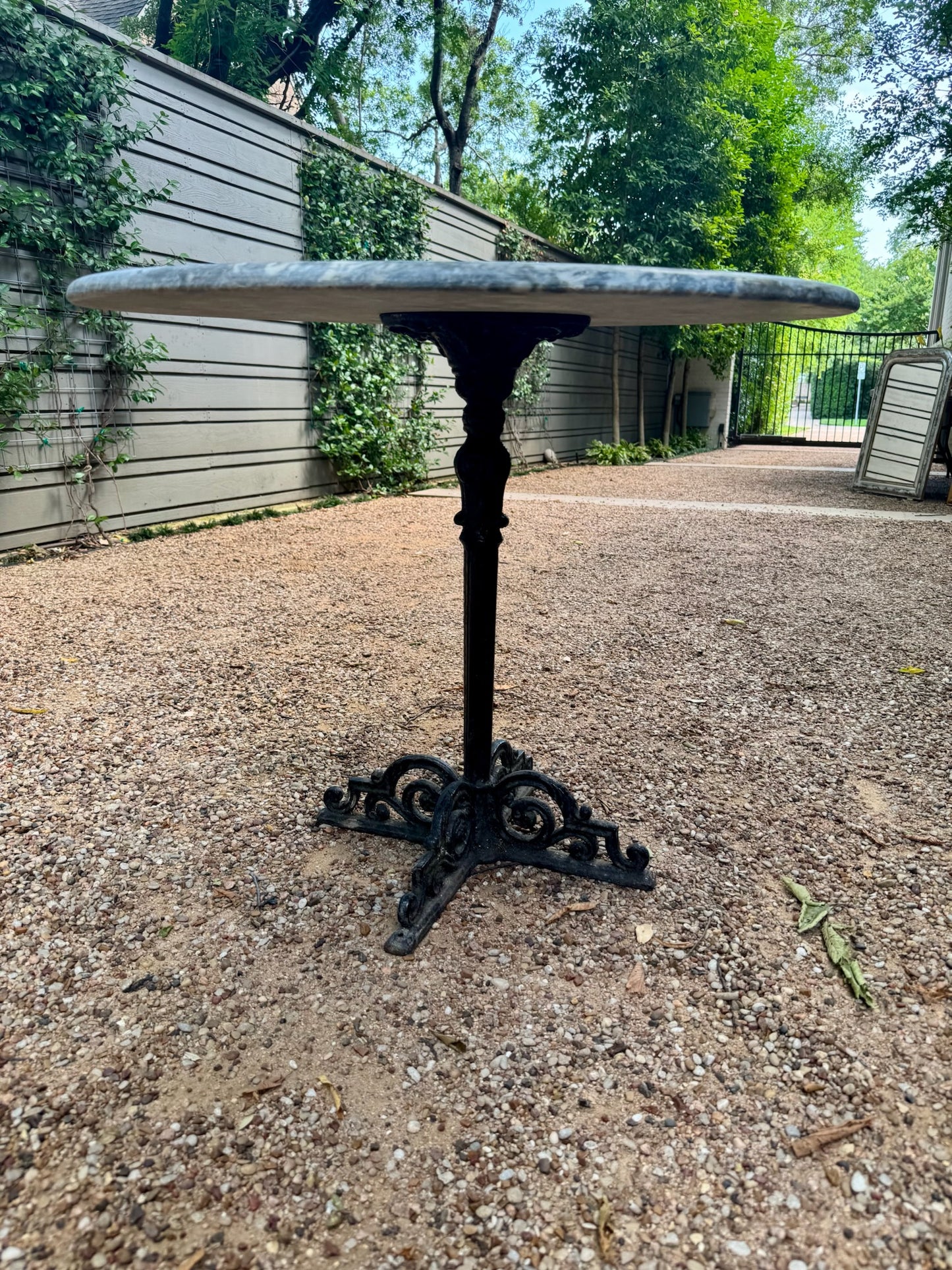 Round Marble Bistro Table