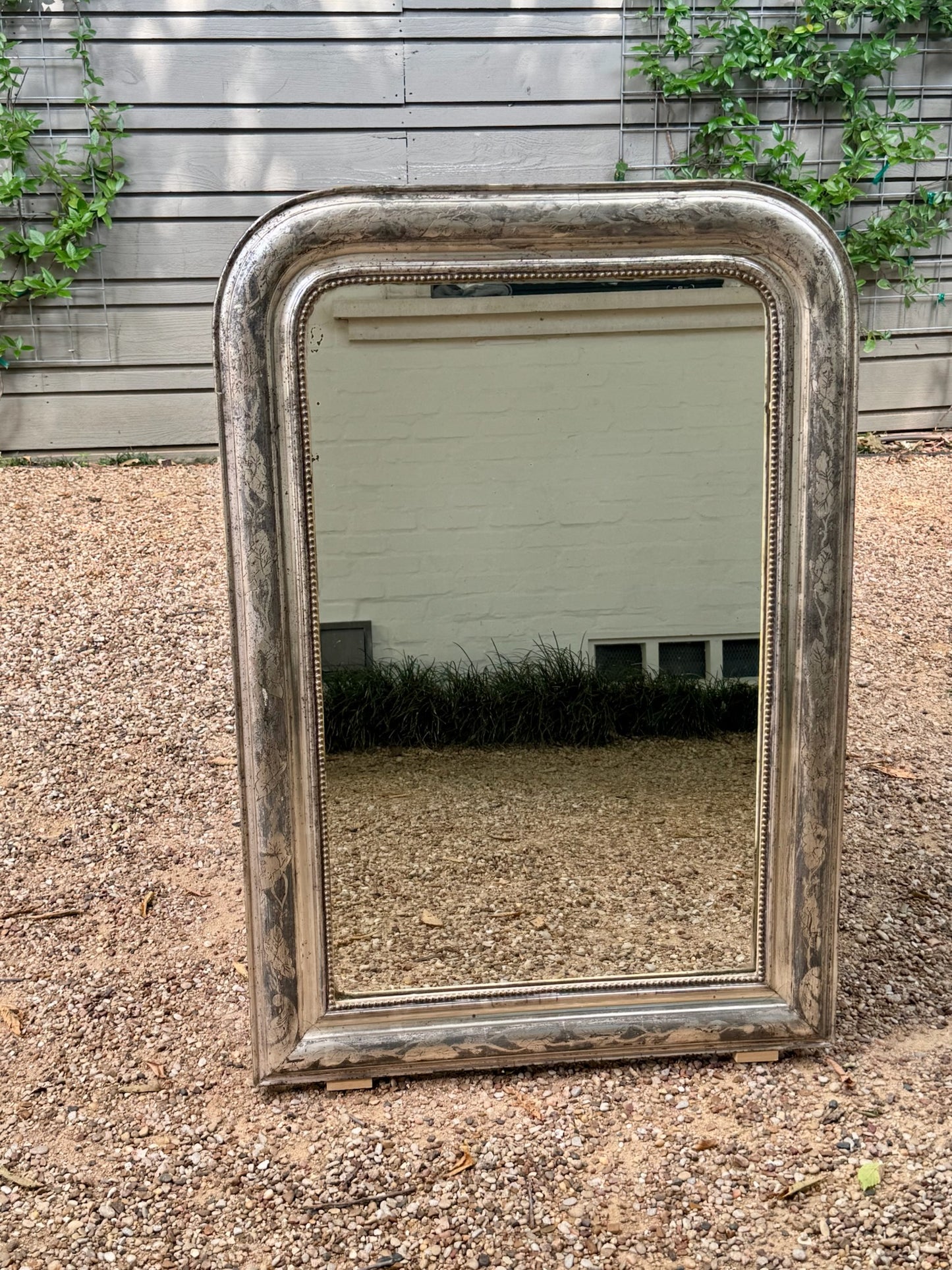 18th c. Silver Louis Philippe Mirror