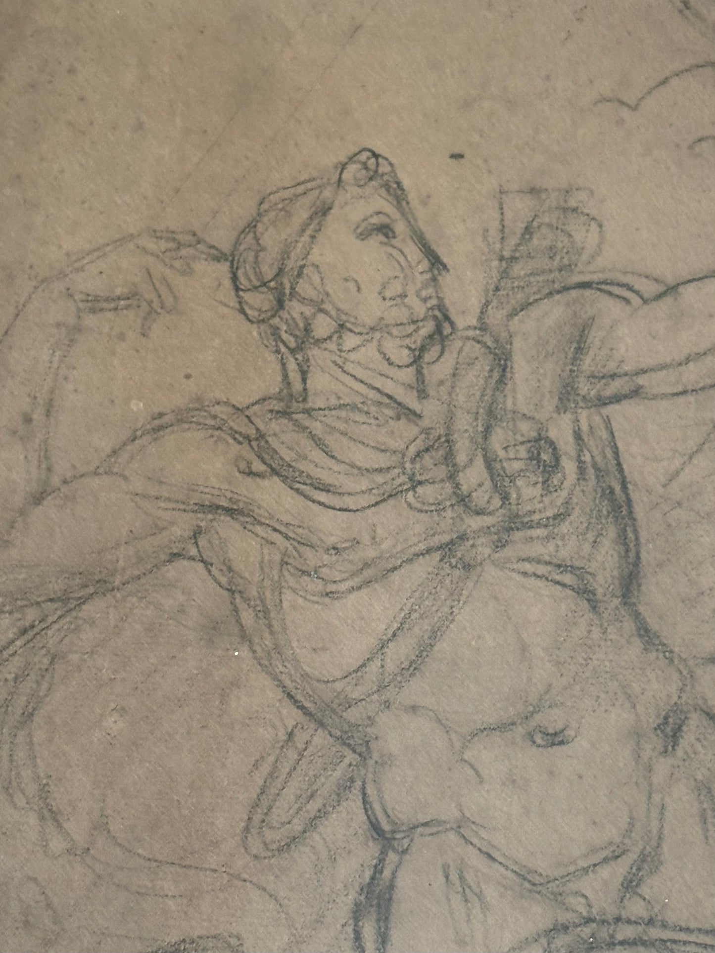 19th c. Original Paul Gavarni Sketch