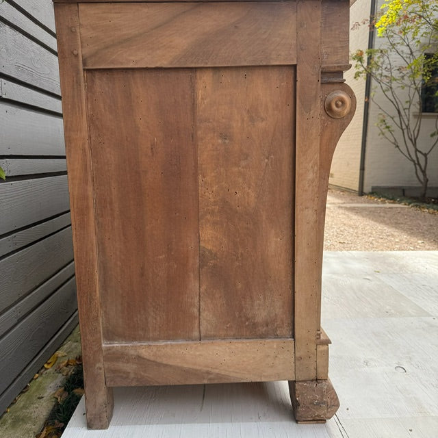 19th c. Bleached Walnut Empire Commode (Restoration Period)
