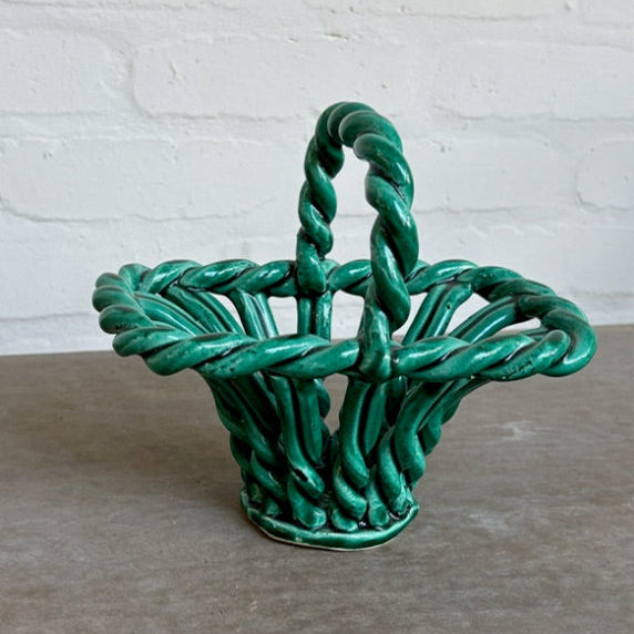 Ceramic Vallauris Basket