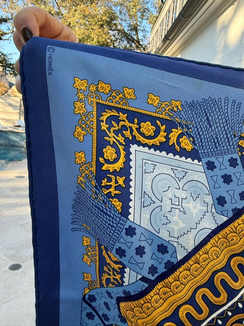 Hermès Scarf, "Brins d'Or"
