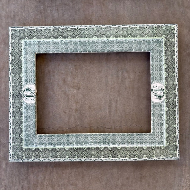 French Decoupage Frame in Green