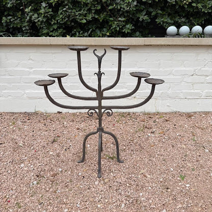 19th c. Iron Candelabra