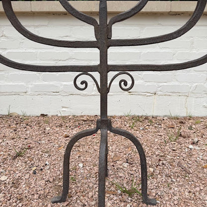 19th c. Iron Candelabra