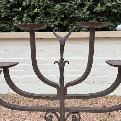 19th c. Iron Candelabra