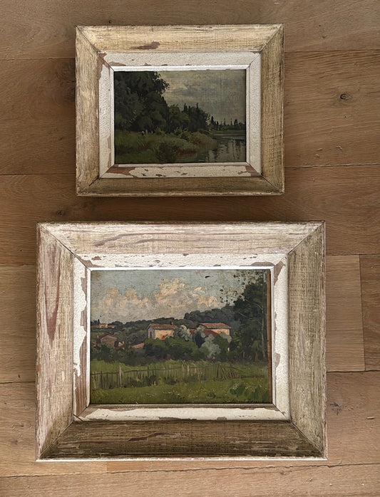 Pair of Landscapes by Raoul Dosque