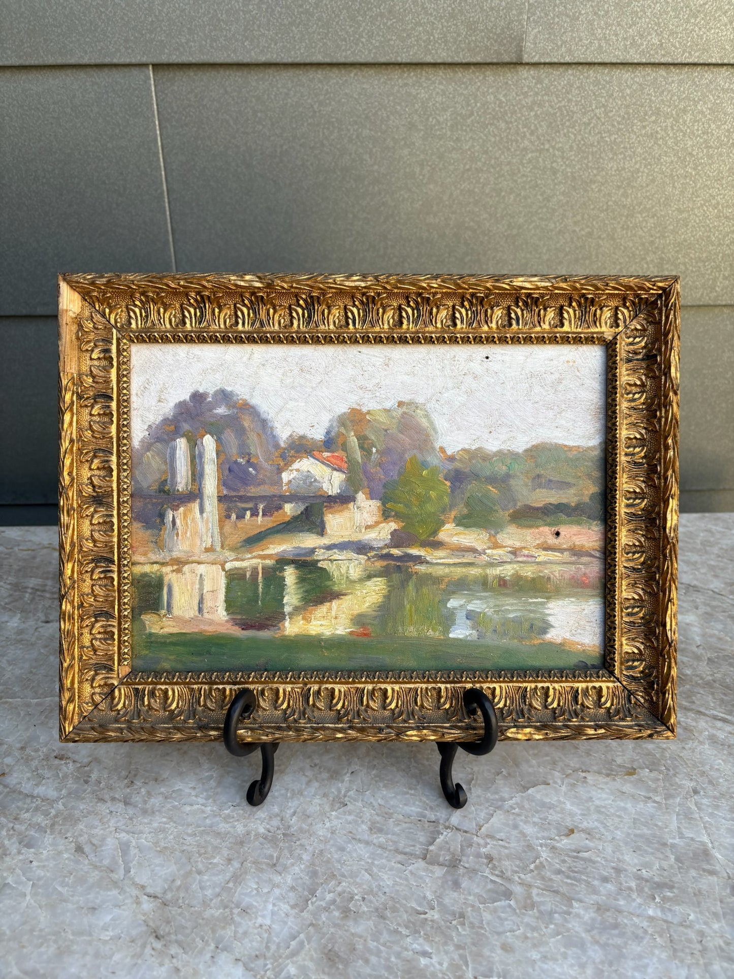 Early 20th c. French Countryside Painting