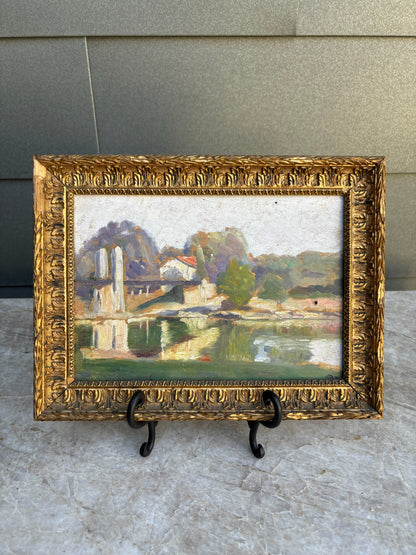 Early 20th c. French Countryside Painting