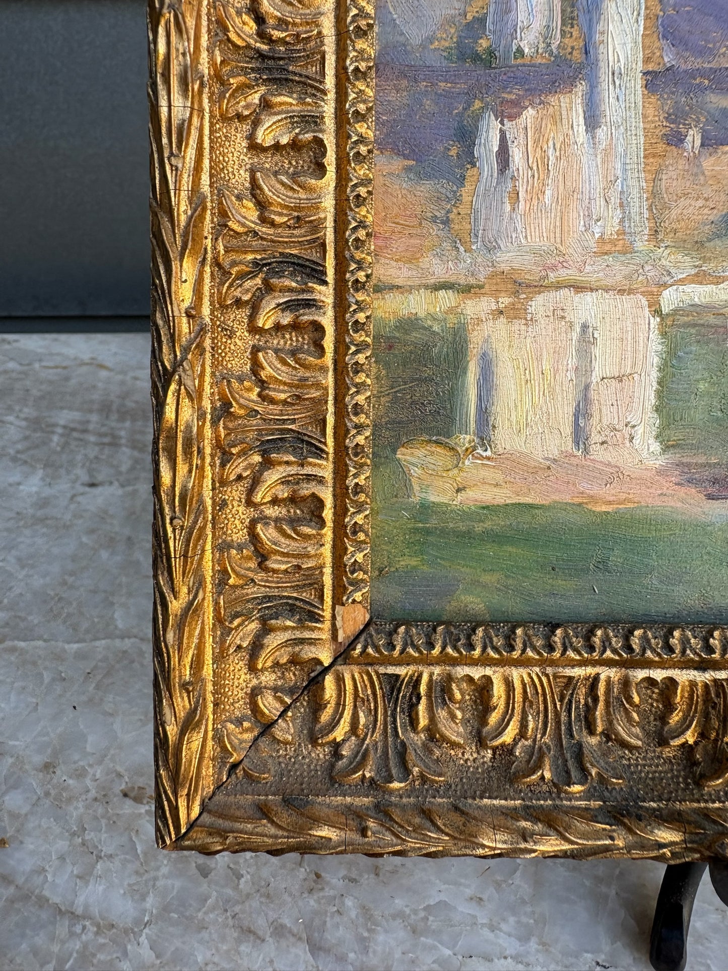 Early 20th c. French Countryside Painting
