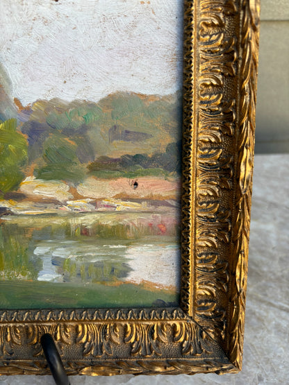 Early 20th c. French Countryside Painting