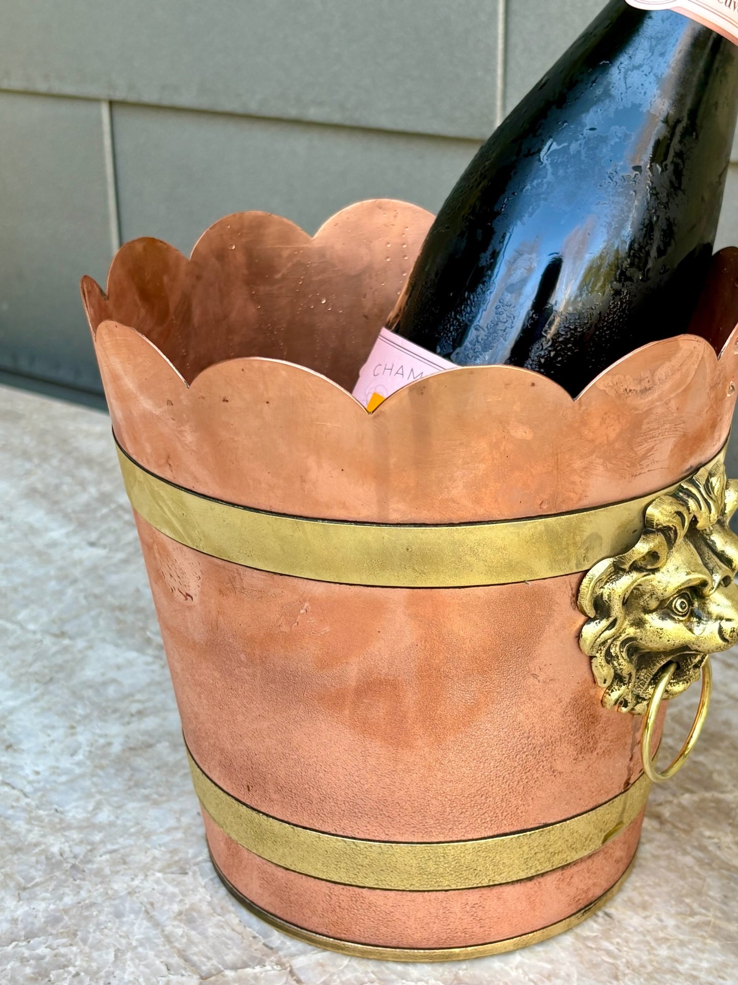 Early 20th c. Copper Champagne Bucket
