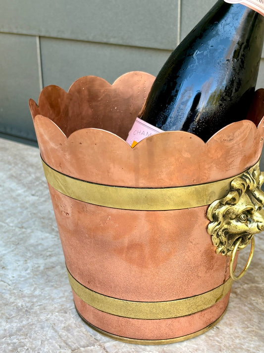Early 20th c. Copper Champagne Bucket