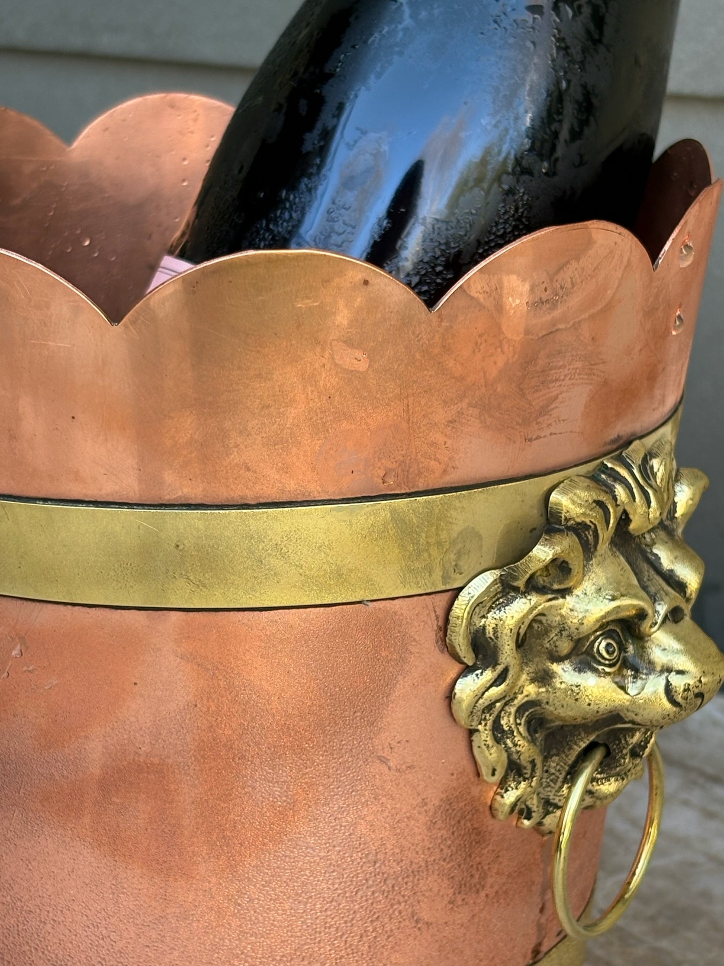 Early 20th c. Copper Champagne Bucket