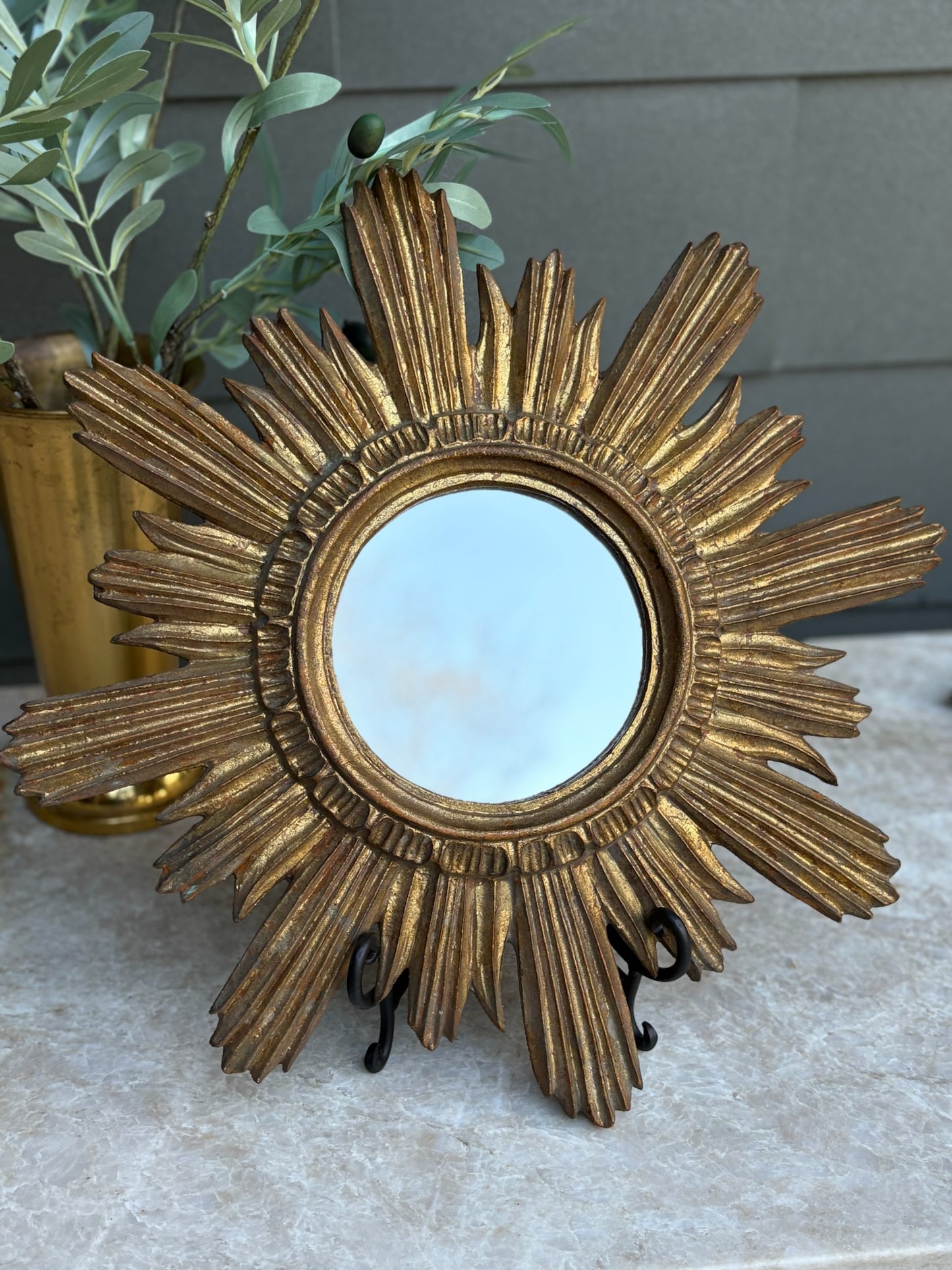 19th c. Italian Sunburst Mirror