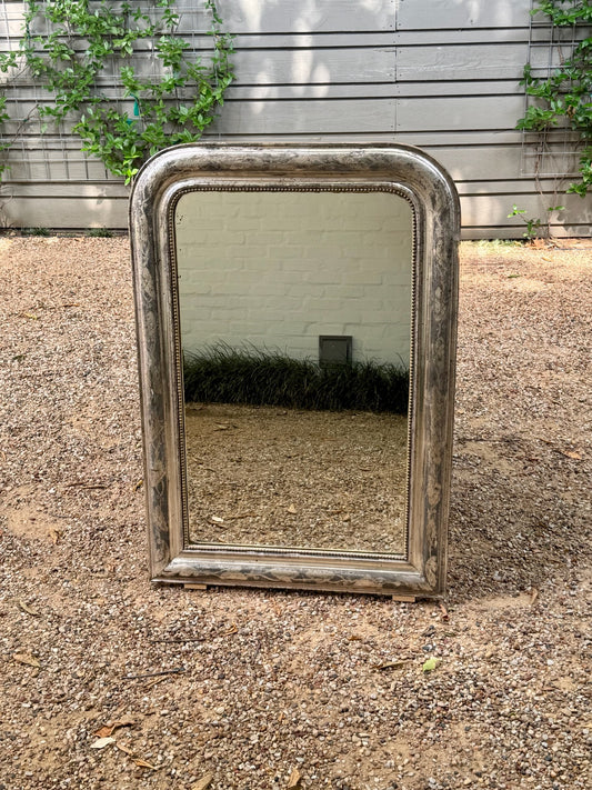 18th c. Silver Louis Philippe Mirror
