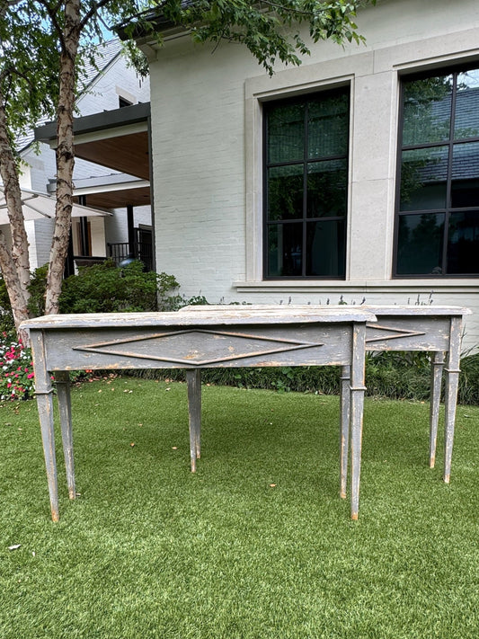 Diamond Console Table