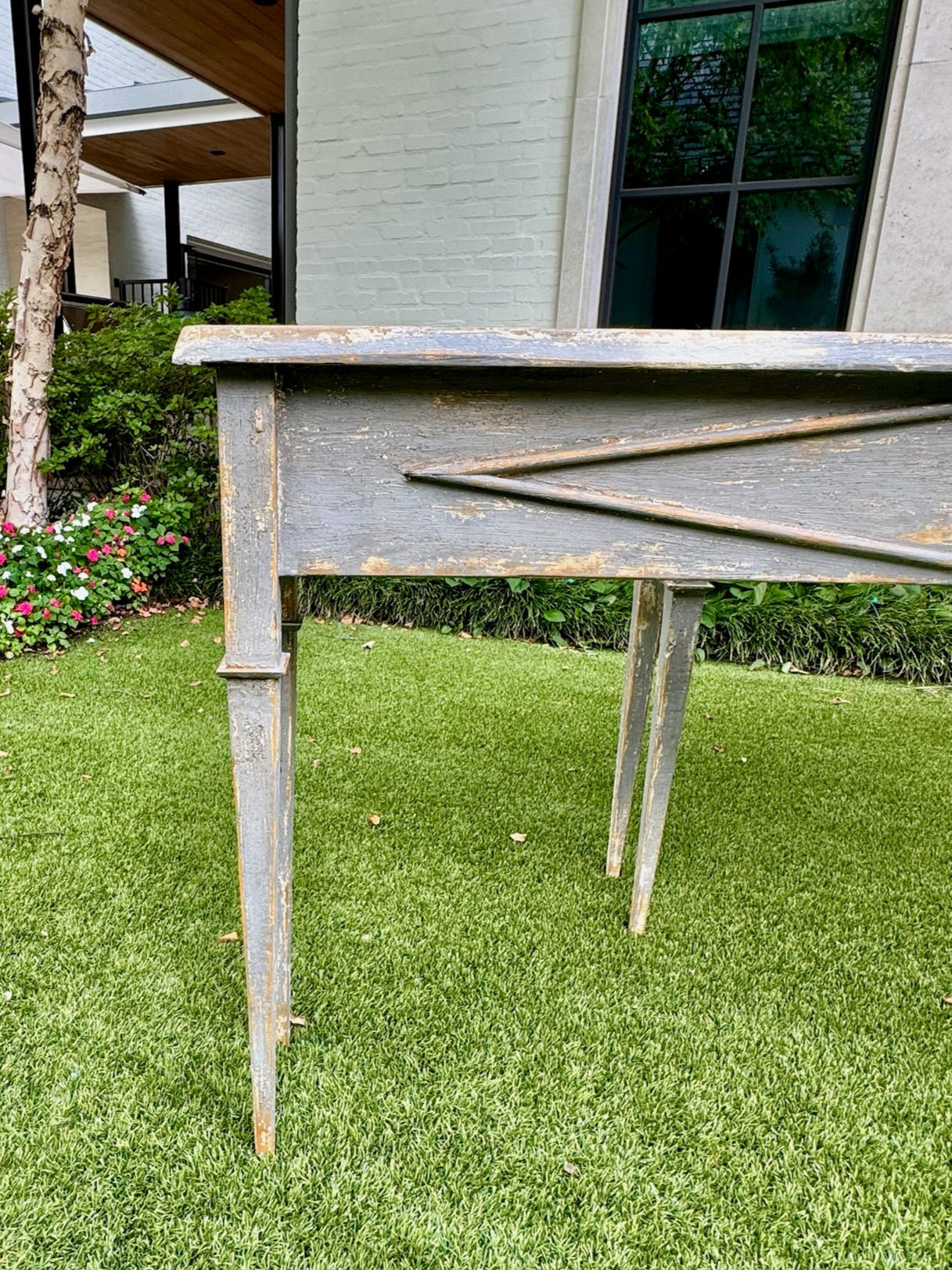 Diamond Console Table