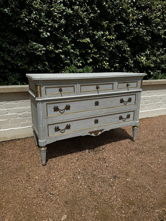 19th c. painted Louis XVI Commode
