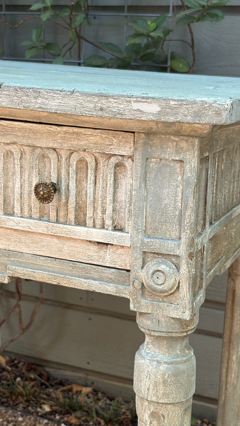 Italian Painted Console Table