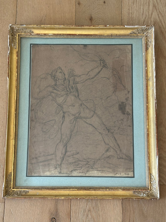 19th c. Original Paul Gavarni Sketch