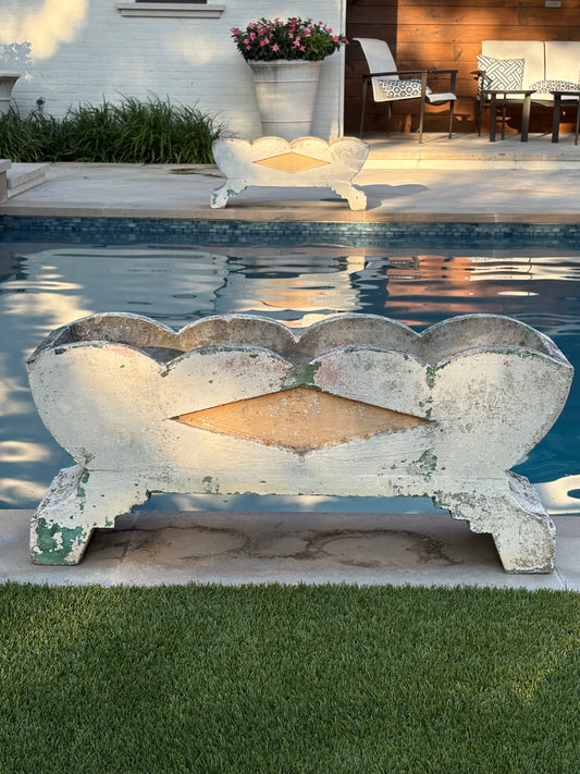 Pair of French Concrete Planters