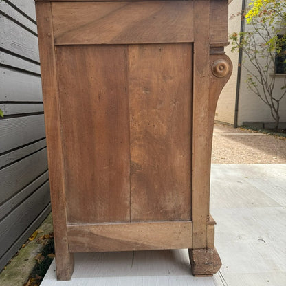 19th c. Bleached Walnut Empire Commode (Restoration Period)