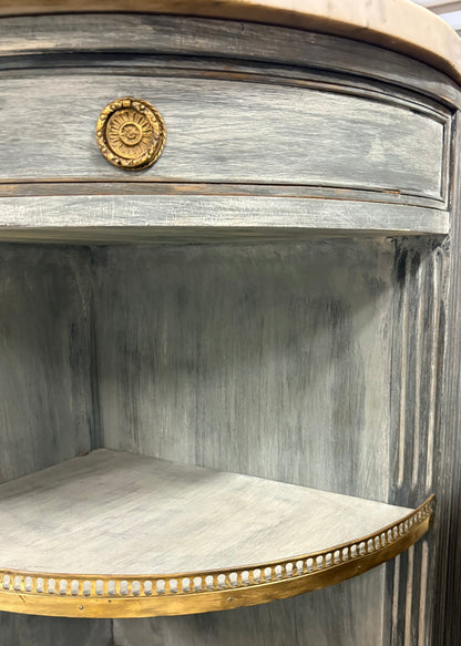 19th c. Louis XVI Buffet with Marble Top