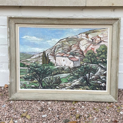 Framed Oil on Board, Aix-en-Provence