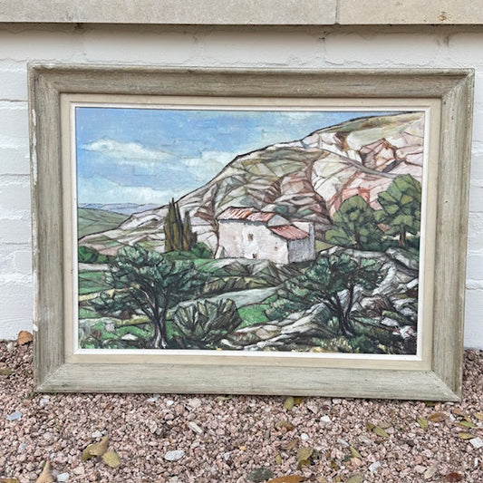 Framed Oil on Board, Aix-en-Provence