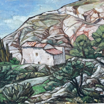 Framed Oil on Board, Aix-en-Provence