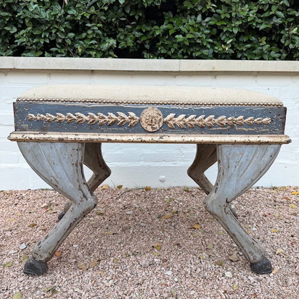 Pair of 19th c. Italian Hooved Footstools