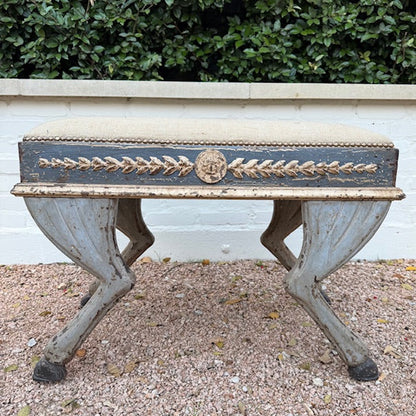 Pair of 19th c. Italian Hooved Footstools