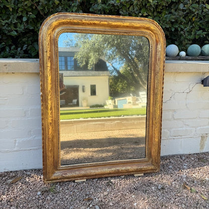 19th c. Louis Philippe Mirror, Gold