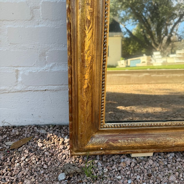 19th c. Louis Philippe Mirror, Gold