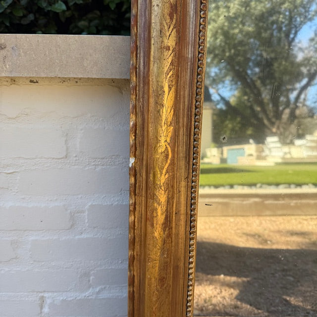 19th c. Louis Philippe Mirror, Gold