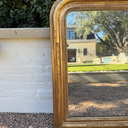 19th c. Medium Louis Philippe Mirror, Gold
