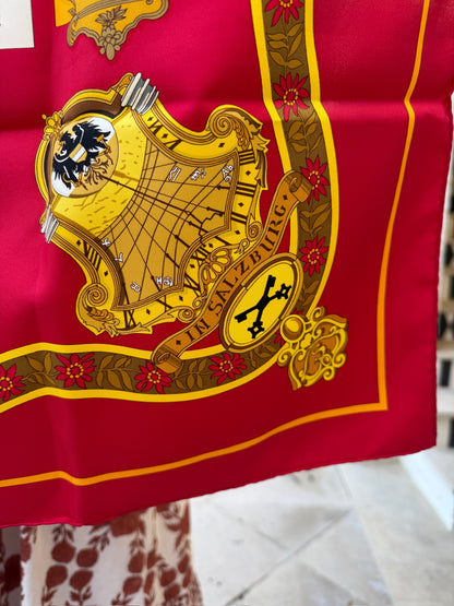 Vintage Hermès Scarf, "Salzburg"