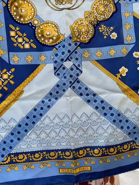 Hermès Scarf, "Brins d'Or"