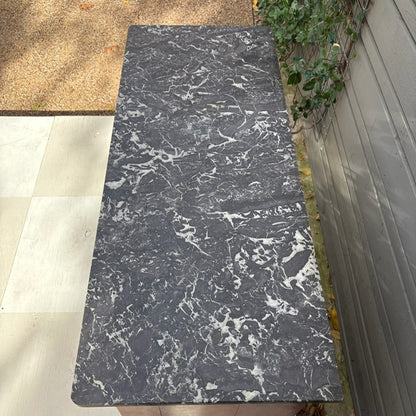 Narrow Burled Wood Louis Philippe Commode with Gold Hardware