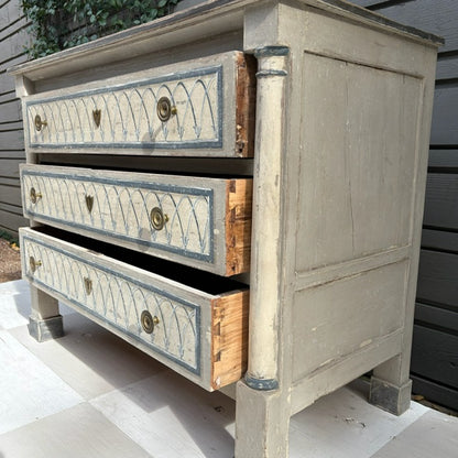 Hand-Painted French Empire Commode