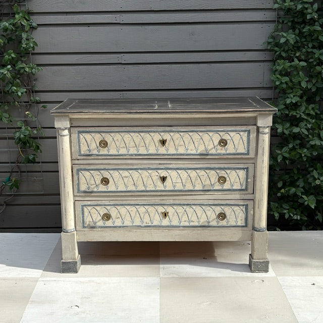 Hand-Painted French Empire Commode