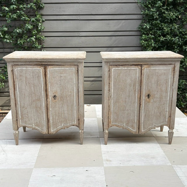 Pair of Hand-Painted Italian Side Tables