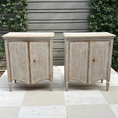 Pair of Hand-Painted Italian Side Tables