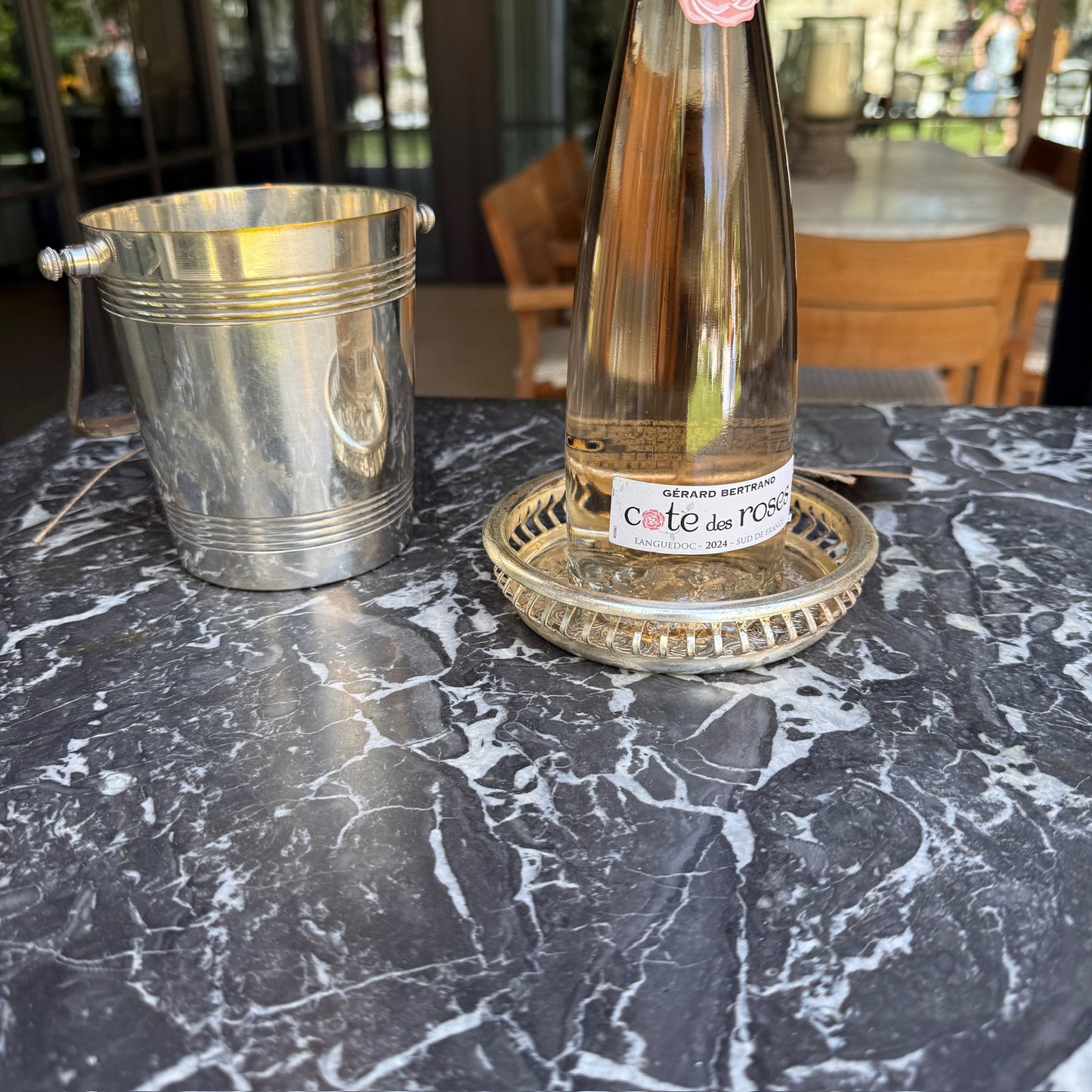 English Silver Plated Wine Coaster