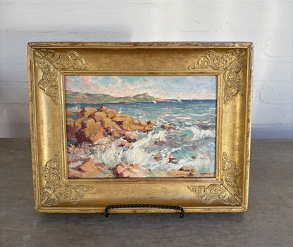 20th c. Cote d'Azur Seascape