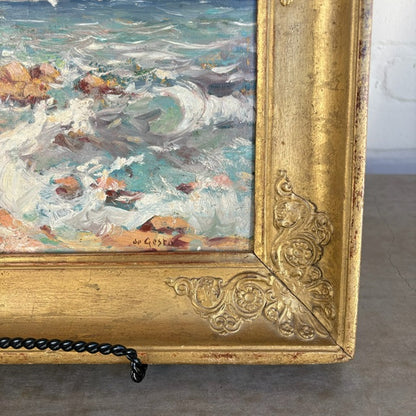 20th c. Cote d'Azur Seascape