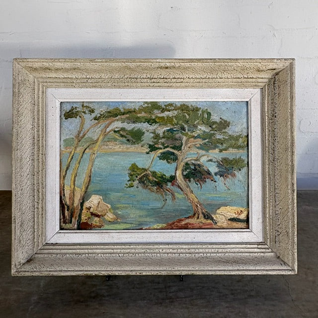 20th c. Cannes Oil on Board